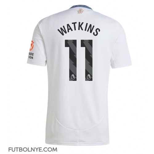 Camiseta Aston Villa Ollie Watkins #11 Visitante Equipación 2024-25 manga corta